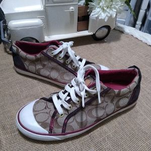 Authentic Coach signature tennis shoes